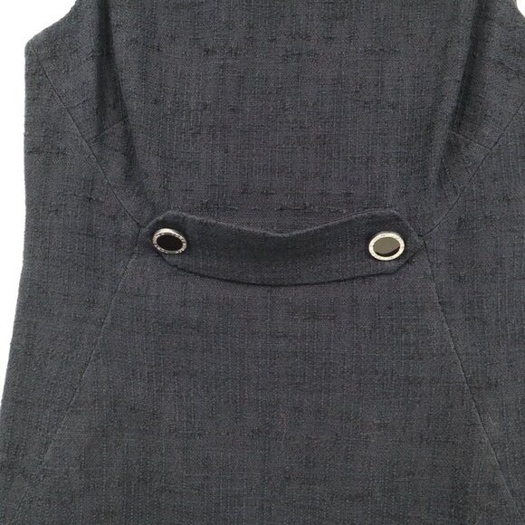 Tory Burch Mod‎ Clea Sheath Dress Womens 6 Navy Quiet Luxury Country Club Career - Picture 5 of 16